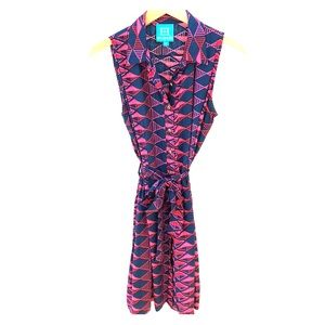 Geometric pattern dress